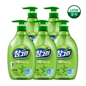 라이온코리아 참그린 기름기 뽀드득 레몬녹차 1kg (965ml) (5개)