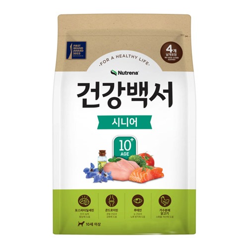 뉴트리나 독 건강백서 시니어 10세 이상 1.2kg