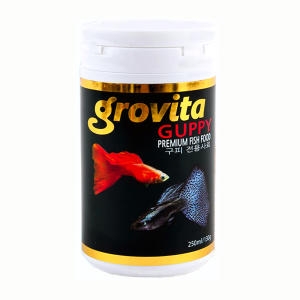 그로비타 일급수  그로비타 구피 전용사료  130g/250ml  /수족관 관상어 열대어 먹이  비트 (130g)_이미지