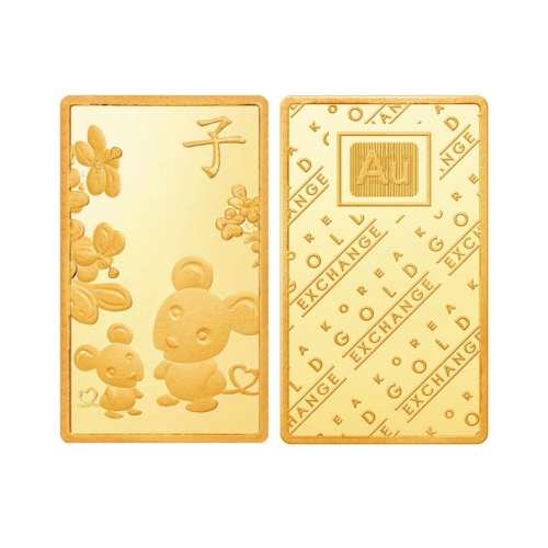 한국금거래소 쥐 골드바 37.5g (1개)