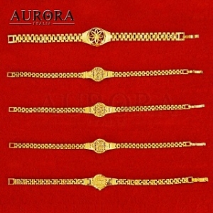  24K Gold Color 시계스타일 팔찌 CUFF-1929