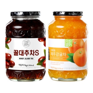 꿀대추차S 1kg +제주 감귤차 1kg