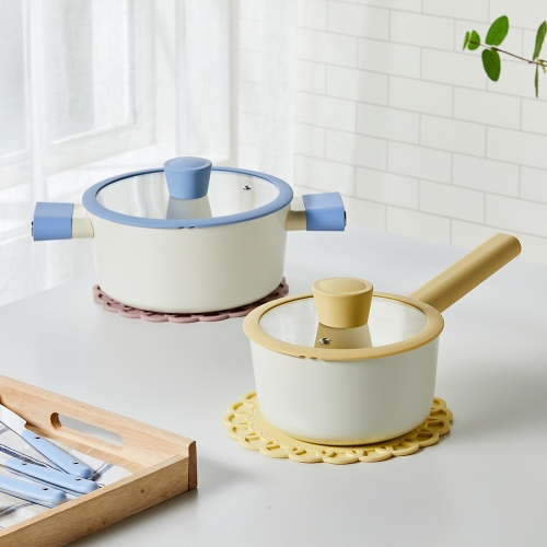 모던하우스 슈가쿡 세라믹코팅 인덕션 냄비 2종 (편수16+양수20)_이미지