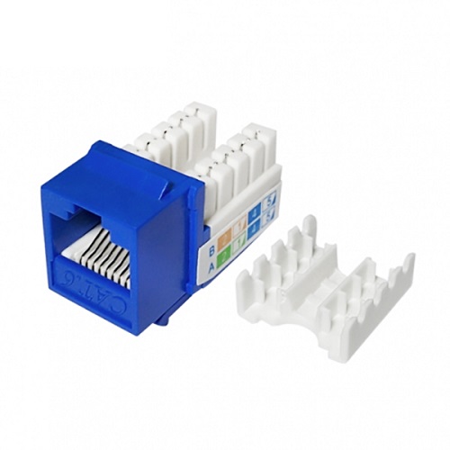 라인업시스템 LANSTAR LS-6KTVM-U1BL CAT.6 FTP Tooless 키스톤잭 모듈