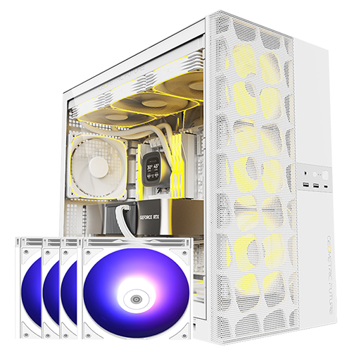 GEO메트릭퓨처 Model5 벤트 + Silence GI 140 ARGB