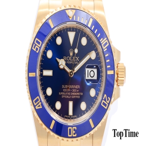 타임앤비  새상품 19년식 서브마리너 금통 청판 116618LB