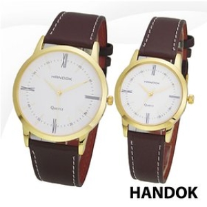 한독 HANDOK 한독 HD309 M/L 콤비 남녀 손목시계_이미지