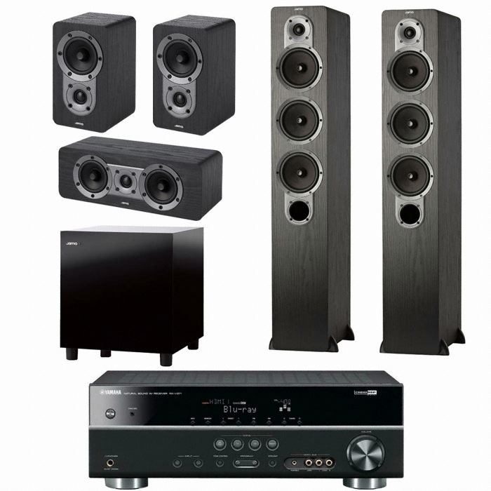 야모 S428 5.1채널 + 야마하 AV리시버