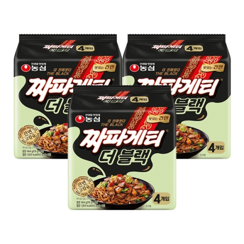 농심 짜파게티 더 블랙 116g (12개)