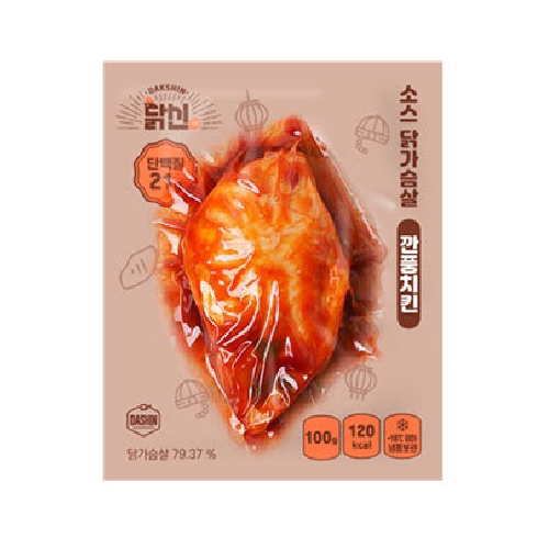 닭신 소스 닭가슴살 깐풍치킨 100g