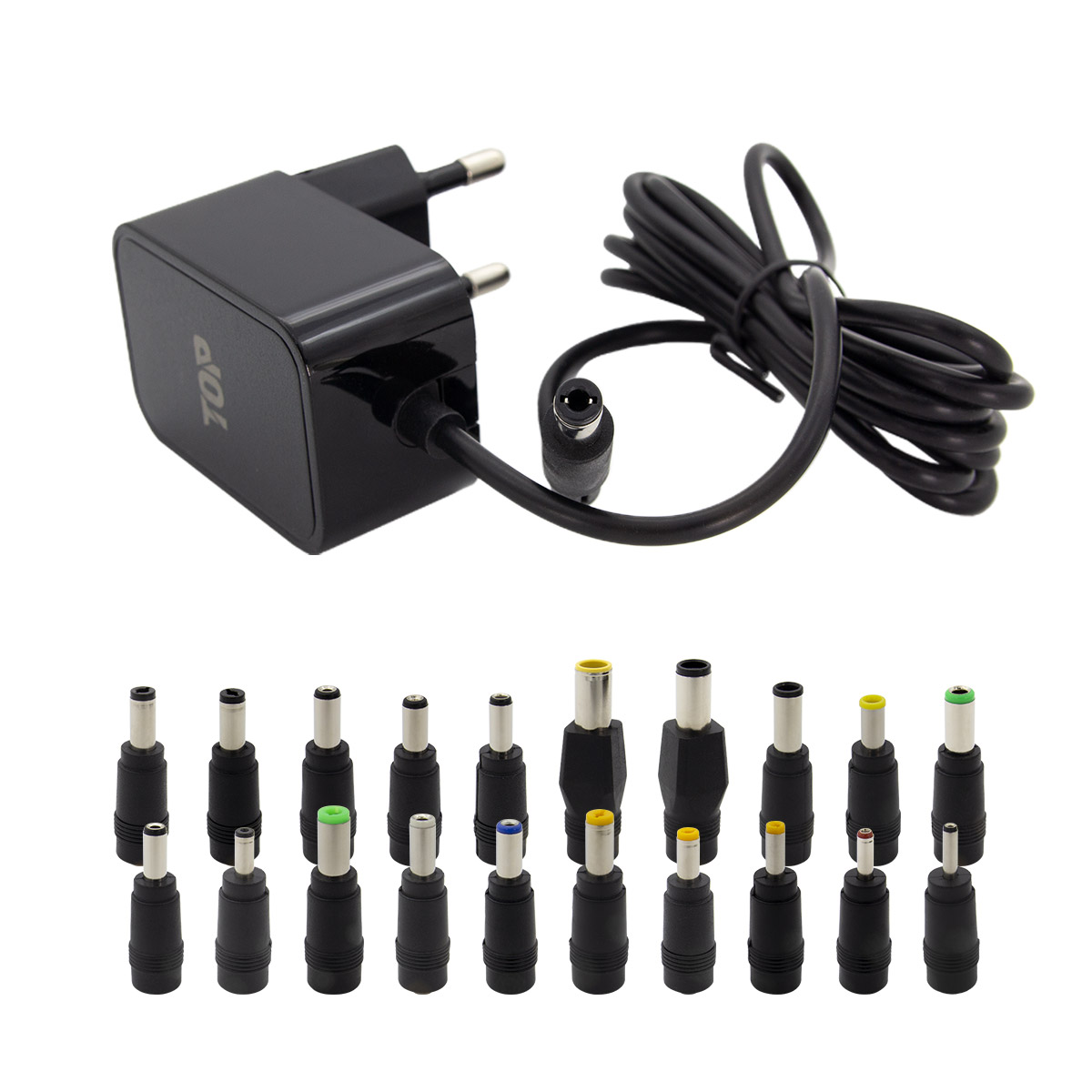 탑라인에이치디 솔탑 5V 2A SMPS 다용도 멀티 어댑터 (SOLTOP-1821 / 20종 젠더)_이미지