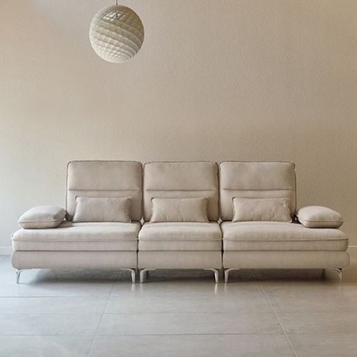 홈리 멜로우 스윙 유럽 DAVIS 이지클린 패브릭 소파 4인용 (스툴별도)