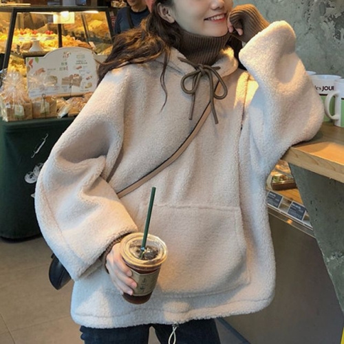오너클랜 TFXVP3 양털후리스 후드티 뽀글이자켓 점퍼 오버핏 플리스