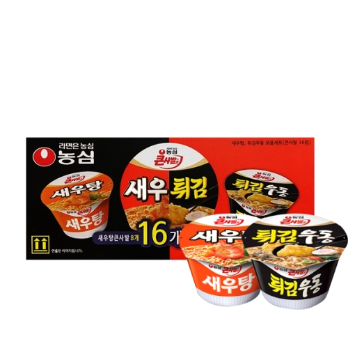 농심 새우탕8개 튀김우동 알뜰구성