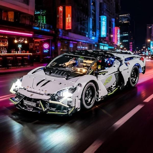 레고 Lamborghini Revuelto 슈퍼 스포츠카 호환 조명