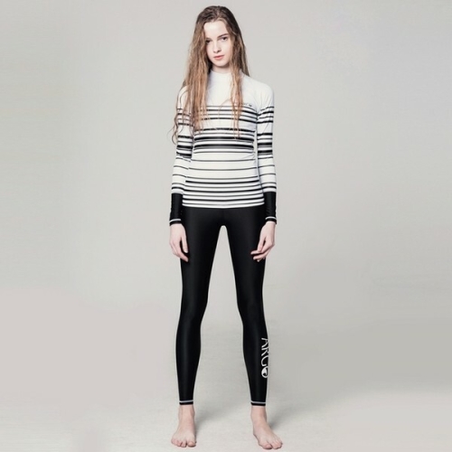 아르고 MULTI STRIPE 여성래쉬가드워터레깅스 상하의 세트 WTL009BK+WBL009BK