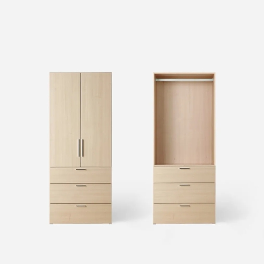 한샘 샘베딩 베이직 행거서랍형 옷장 800_이미지