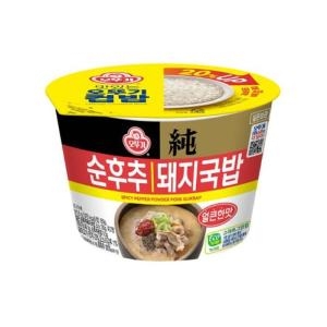오뚜기 컵밥 얼큰 순후추 돼지국밥 311.5g (6개)_이미지