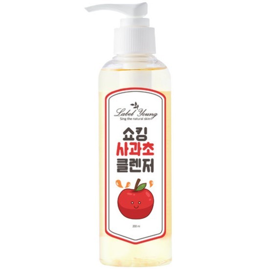 라벨영 쇼킹 사과초 클렌저 200ml (5개)_이미지