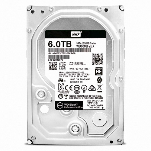 Western Digital WD BLACK 7200/256M (6TB, WD6003FZBX)_이미지