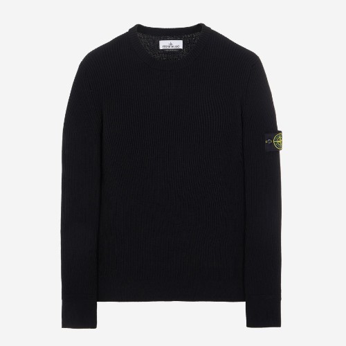  스톤아일랜드 코스타 와펜 패치 니트 7715553C2 [V0029, 블랙]
