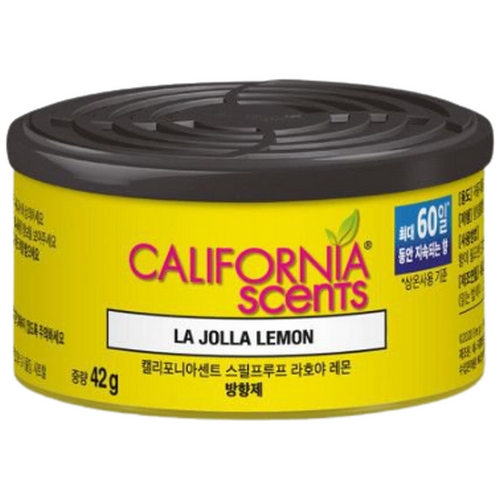 캘리포니아센트 라호야 레몬 캔타입 차량용 방향제 (3개)_이미지