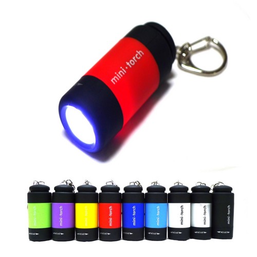 티티스 휴대용 LED 미니 손전등 옐로