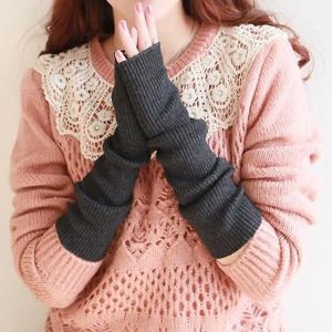 캐시미어 암워머 니트 팔토시 겨울 핸드워머 팔워머