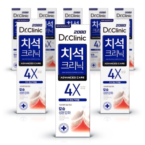 2080 닥터크리닉 치석 치약 120g (8개)_이미지