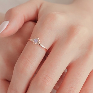 헤스티아 핸드메이드+쇼핑백/Fortuna/ Brenda 925 Silver Ring RR-60195_이미지