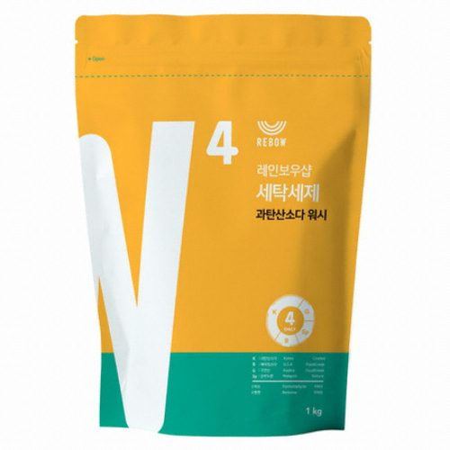 레인보우샵 에누리 쇼핑 최대 1%  과탄산소다 올인원 세탁세제 리필1kg