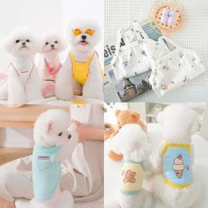 [불명] 강아지옷 봄 여름 원피스 올인원 애견의류 쇼핑몰 XS