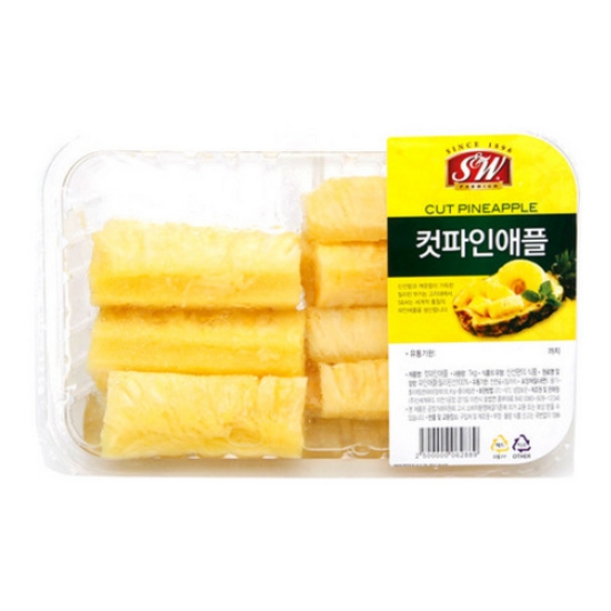신세계푸드 컷파인애플 1kg (1개)_이미지