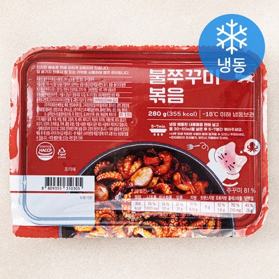 주현푸드 쿠캣 쭈꾸미볶음 280g (1개)