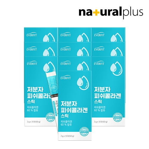 비오팜 내츄럴플러스 에버핏 저분자 피쉬콜라겐 30포 (10개)_이미지