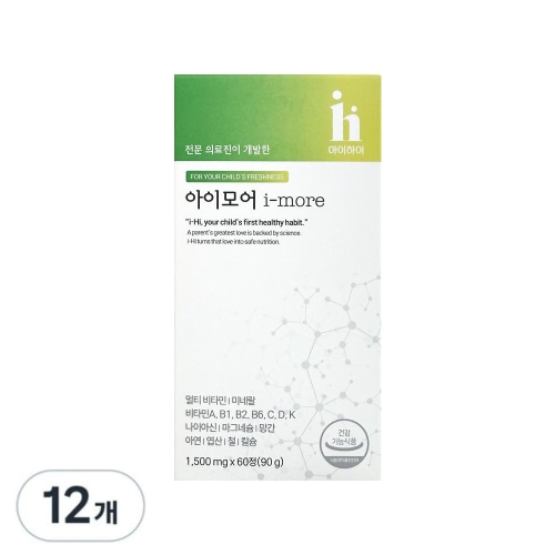 한국네츄럴팜 아이모어 i-more 60정 (12개)