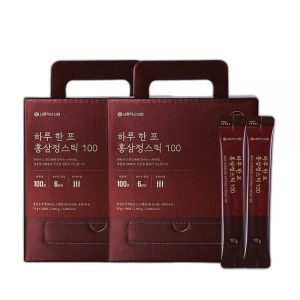 서울약사신협 하루 한 포 홍삼정스틱100 10g 100포 (2개)
