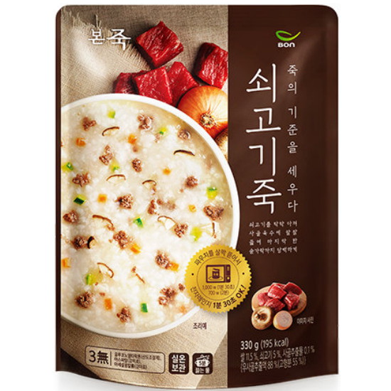 본아이에프 본죽 쇠고기죽 330g (10개)_이미지