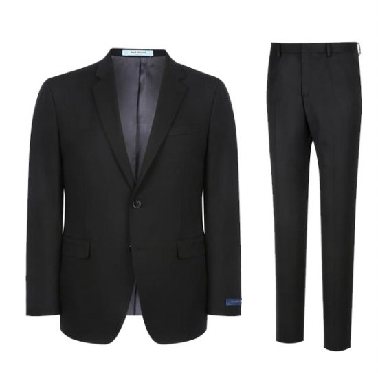 LF 블루라운지 마에스트로 블랙 단색 울혼방 수트 MLSJ7D156BK/MLSP7D156BK