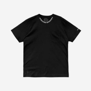 크롬하츠 숏슬리브 포켓 크루 블랙 Chrome Hearts Short Sleeve Pocket Crew Black 270662