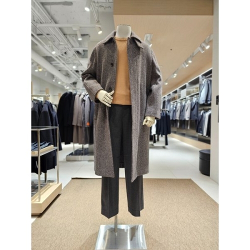 ANDZ AND Z 베이지컬러 WOOL100%헤링본 발마칸코트 BZF4CG1302CBE_이미지