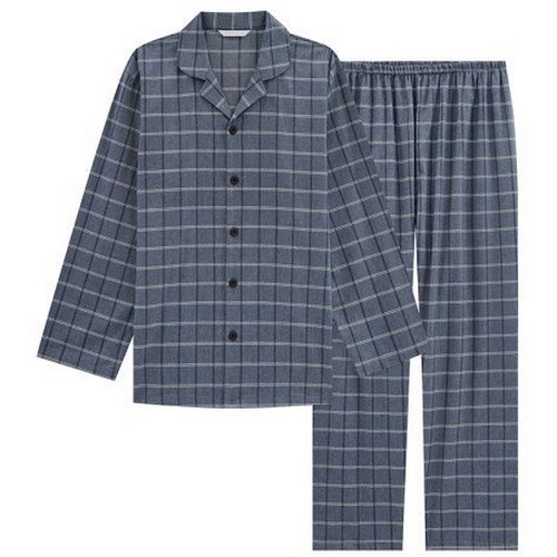 쌍방울 트라이(TRY) 선염 기모 파자마 (네이비)