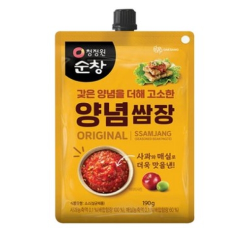 청정원 순창 양념 쌈장 190g (4개)_이미지