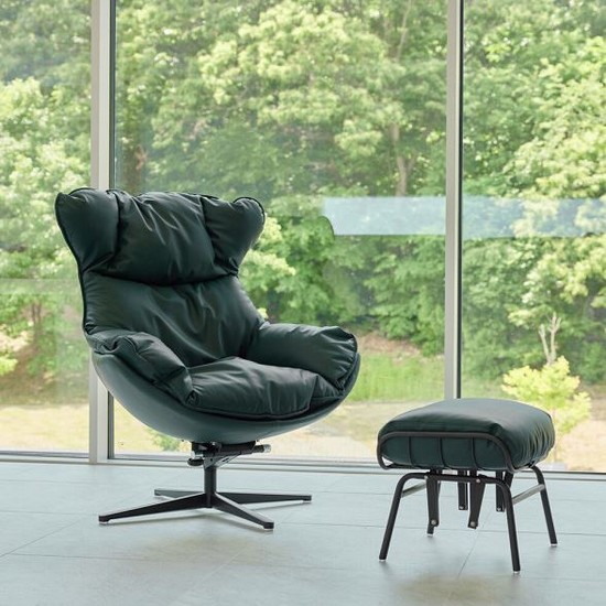 버즈가구 밀로스 벨러 체어 1인용 (스툴포함)