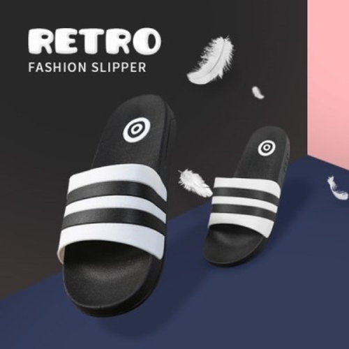 뉴퍼펙트 히키스 사무실 강의실 홈리빙 편한착용감 패션슬리퍼 Retro_이미지