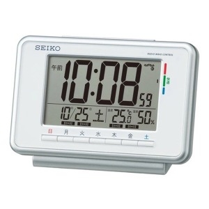 세이코 전파 탁상 시계 SQ775W_이미지
