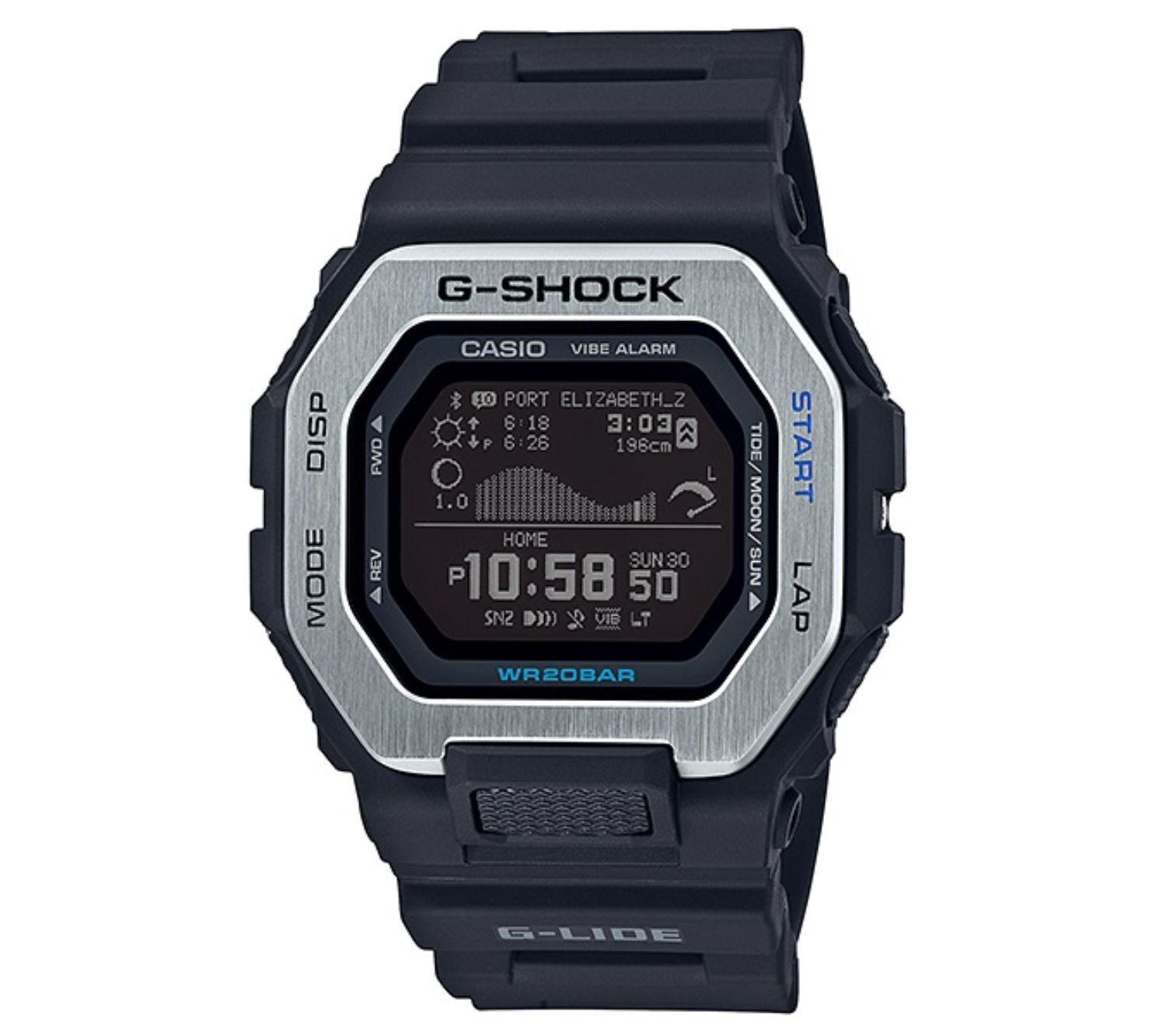 G-SHOCK GBX-100-1DR JS Metalic Silver Bezel 스포츠 데일리 워치 LE1221655604_이미지