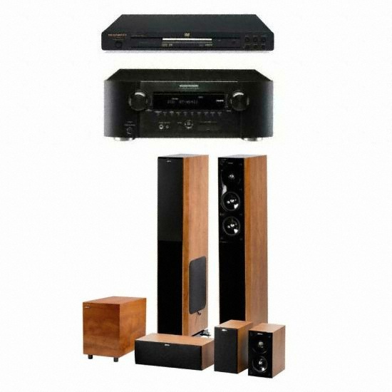 야모 S606 5.1채널 + 마란츠 AV리시버 (SR4003, DV3002, SUB200)