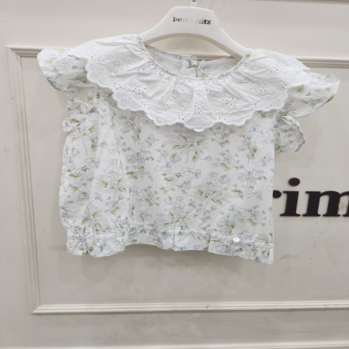 페리미츠 플라워블라우스P2422B352