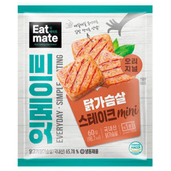 푸드나무 잇메이트 닭가슴살 스테이크 미니 오리지널 60g (100개)